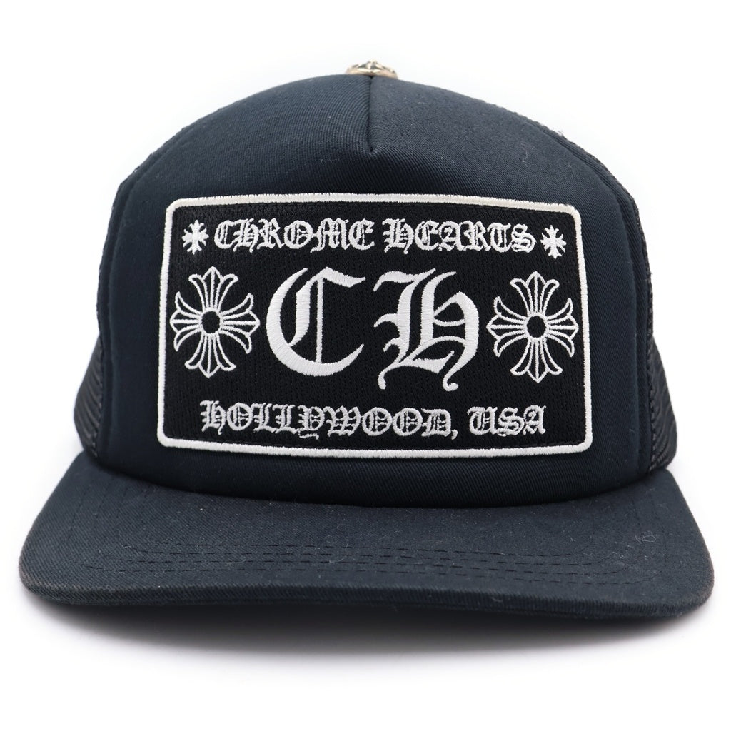 CHROME HEARTS(クロムハーツ) TRUCKER CAP CHパッチ メッシュ トラッカーキャップ 帽子 ブラック