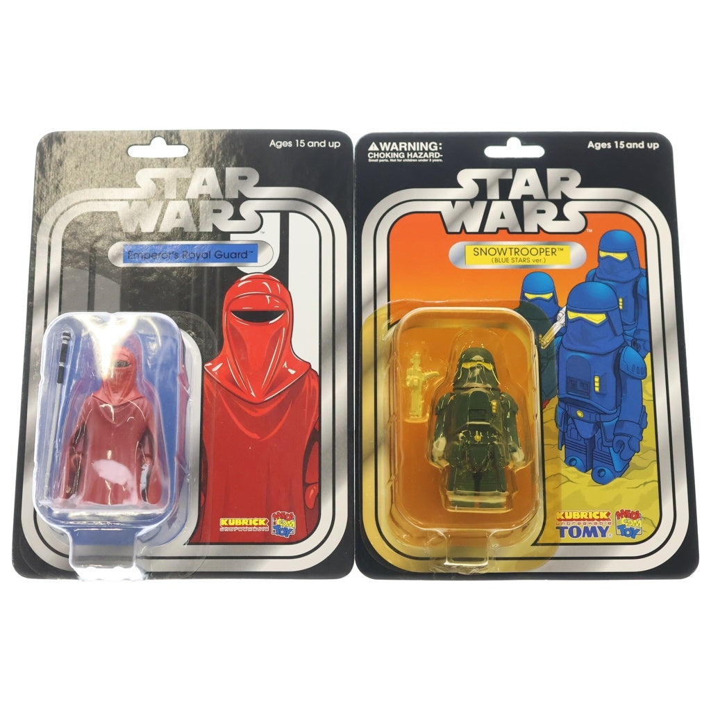 MEDICOM TOY(メディコムトイ) ×STARWARS KUBRICK SNOWTROOPER Emperors Royal Guard スノートルーパー エンペラーズ ロイヤルガード 2個セット ブリスター フィギュア マルチ
