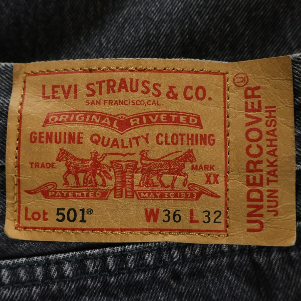 Levi's(リーバイス) ×UNDERCOVER 501 Giza アンダーカバー ギザ サイドステッチ デニムパンツ