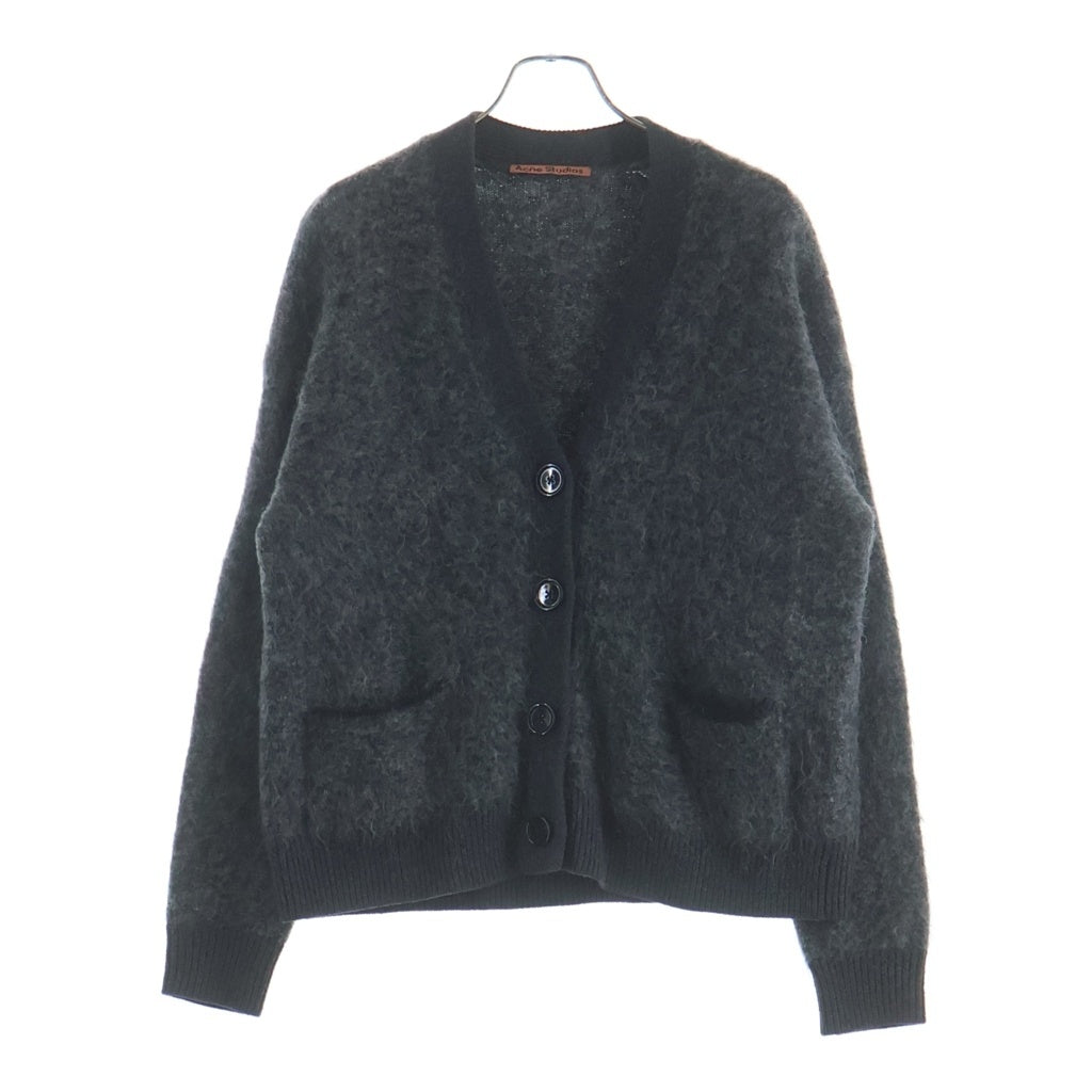 Acne Studios(アクネ ストゥディオズ) 21AW 4B リブニット メランジ カーディガン グレー A60183