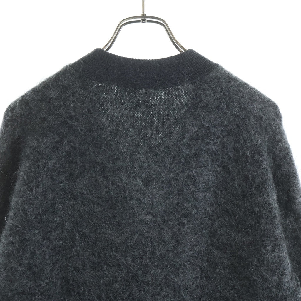 Acne Studios(アクネ ストゥディオズ) 21AW 4B リブニット メランジ カーディガン グレー A60183