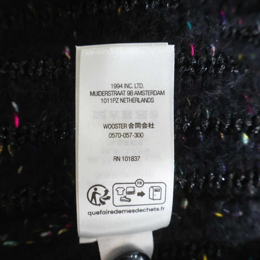 SUPREME(シュプリーム) 24SS Confetti Cardigan コンフェッティ ツイード ボタン カーディガン ブラック
