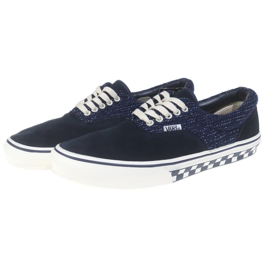 VANS(ヴァンズ) × Adam et Rope Era アダムエロぺ 別注 エラ サイドテープ チェッカーボード ローカットスニーカー ネイビー/ブラック US10/28cm 503265-0002