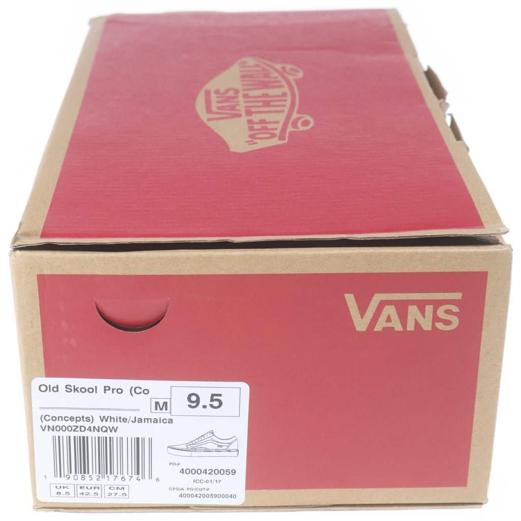 VANS(ヴァンズ) × Concepts Old Skool Pro Jamaica コンセプツ オールドスクール プロ ジャマイカ ローカットスニーカー マルチ US9.5/27.5cm VN000ZD4NQW