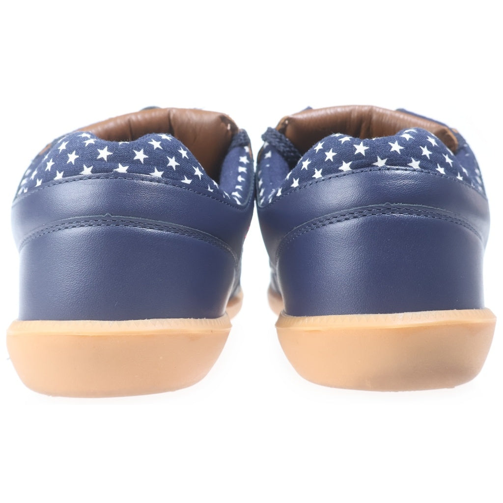Sangacio(サンガッチョ) にゅ YORK COM にゅーず レザー ローカットスニーカー ネイビー US10/28cm