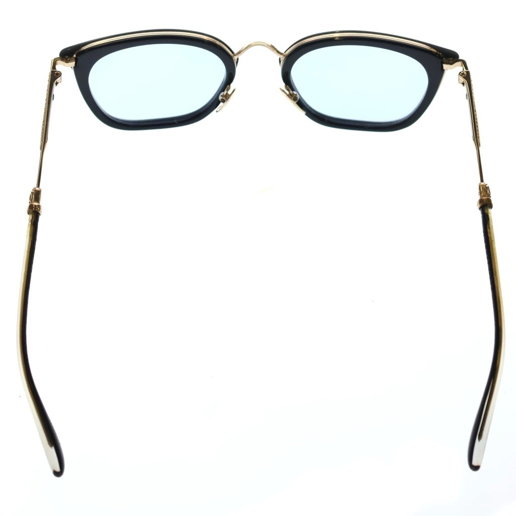 CHROME HEARTS(クロムハーツ) STRAPADICTOME ストラパディクトム メタルフレーム ウエリントン サングラス 眼鏡 アイウェア ブラック/ゴールド
