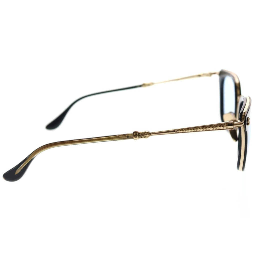 CHROME HEARTS(クロムハーツ) STRAPADICTOME ストラパディクトム メタルフレーム ウエリントン サングラス 眼鏡 アイウェア ブラック/ゴールド