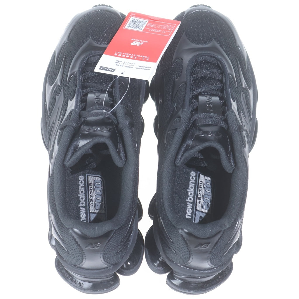 New Balance(ニューバランス) Abzorb 2000 アブゾーブ メッシュ ローカット スニーカー ブラック US9/27.0cm U200078C