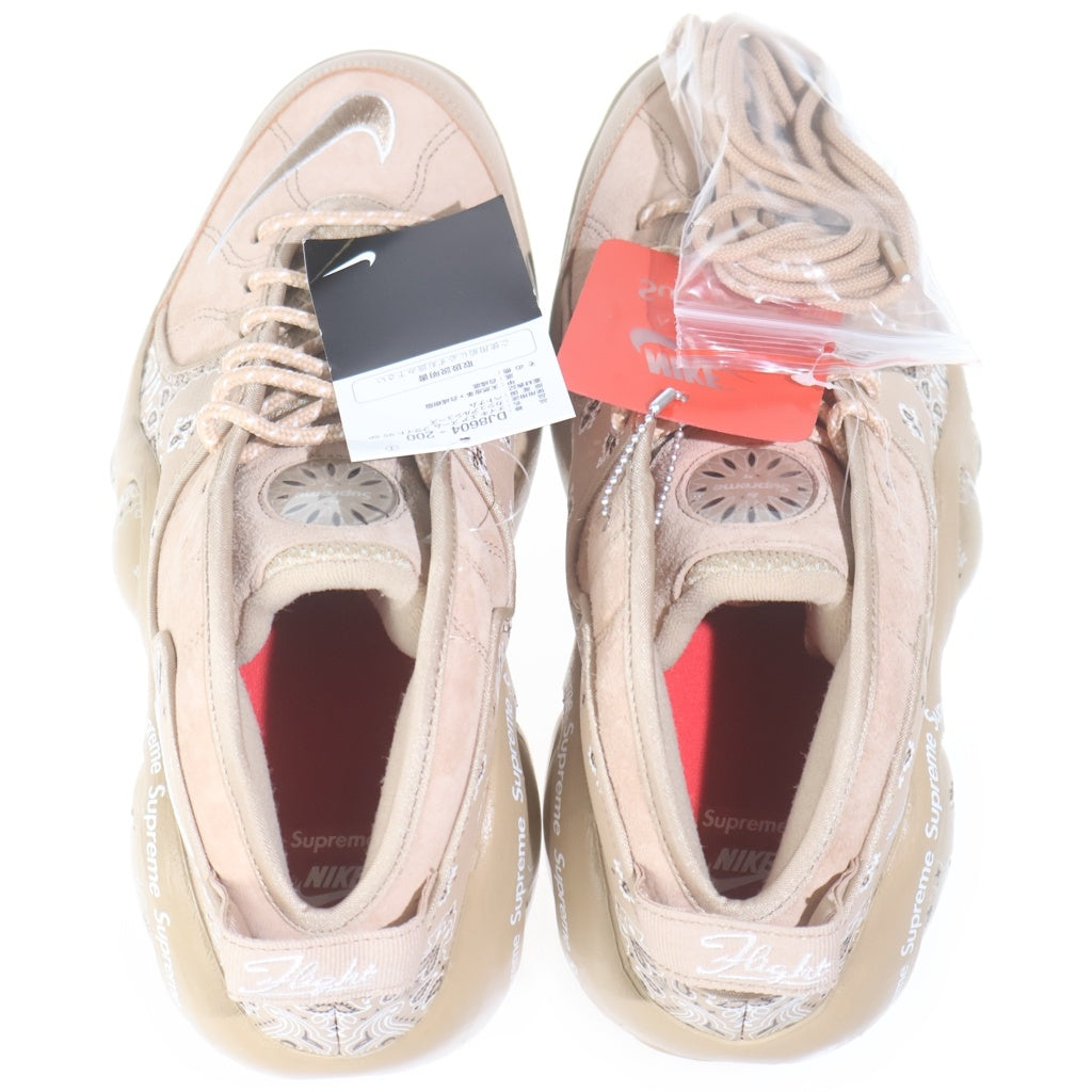 NIKE(ナイキ) 22SS × SUPREME AIR ZOOM FLIGHT 95 SP TAN エアズームフライト95 ハイカットスニーカー ブラウン US9.5/27.5cm DJ8604-200