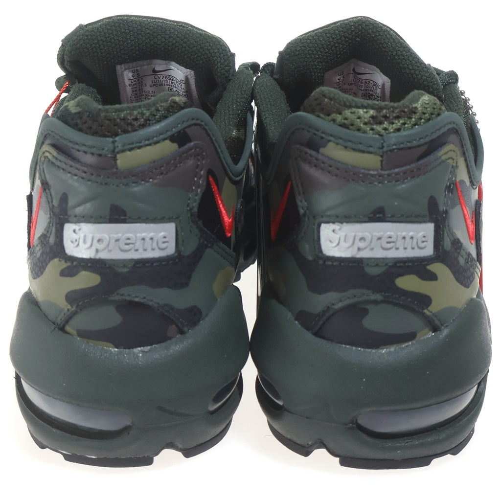 NIKE(ナイキ) 21SS × SUPREME AIR MAX 96 シュプリーム エアマックス 95 ダークアーミーカモ ローカットスニーカー カーキ US9.5/27.5cm CV7652-300