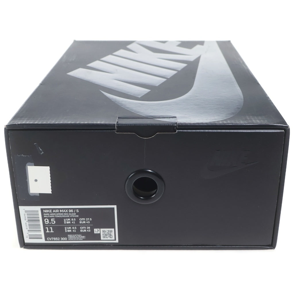 NIKE(ナイキ) 21SS × SUPREME AIR MAX 96 シュプリーム エアマックス 95 ダークアーミーカモ ローカットスニーカー カーキ US9.5/27.5cm CV7652-300