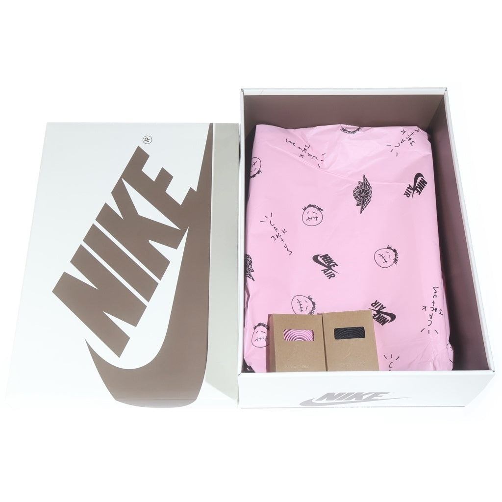 NIKE(ナイキ) ×TRAVIS SCOTT AIR JORDAN 1 LOW OG SP Reverse Olive トラヴィススコット エアジョーダン1 リバースオリーブ ローカットスニーカー US9.5/27.5cm DM7866-200