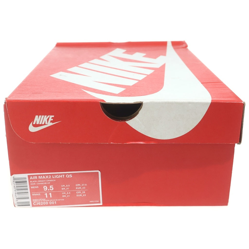 NIKE(ナイキ) ×ATOMOS AIR MAX2 LIGHT アトモス エアマックス2 ライト ローカットスニーカー マルチ US9.5/27.5cm CJ6200-001