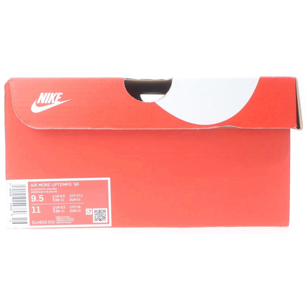 NIKE(ナイキ) AIR MORE UPTEMPO 96 Made You Look エア モア アップテンポ 96 メイドユールック ハイカットスニーカー ブラック US9.5/27.5cm DJ4633-010