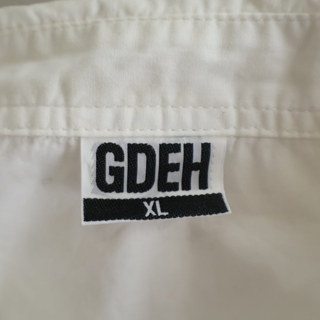 GOODENOUGH(グッドイナフ) 00s パッチワーク コットン 長袖シャツ ホワイト