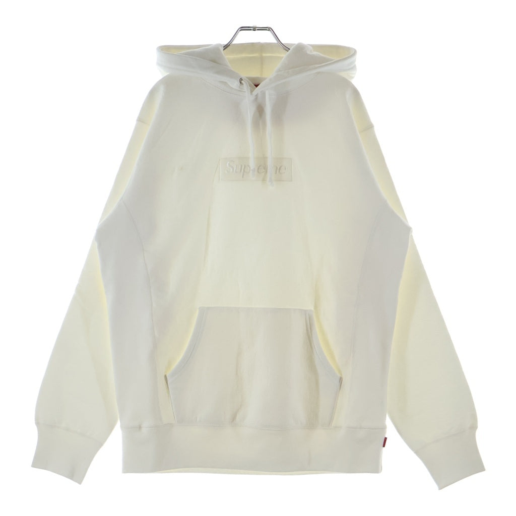 SUPREME(シュプリーム) 14AW Tonal Box Logo Pullover トーナル ボックスロゴ プルオーバースウェットパーカー フーディ ブラック