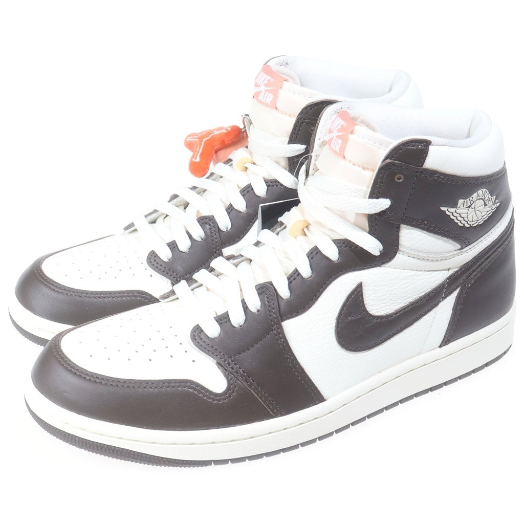 NIKE(ナイキ) WMNS AIR JORDAN 1 HIGH OG ウィメンズ エアジョーダン1 ハイカットスニーカー ブラウン/ホワイト US11.5/28.5cm FD2596-200