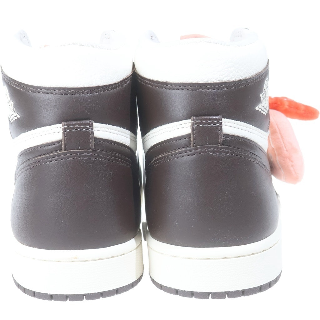 NIKE(ナイキ) WMNS AIR JORDAN 1 HIGH OG ウィメンズ エアジョーダン1 ハイカットスニーカー ブラウン/ホワイト US11.5/28.5cm FD2596-200