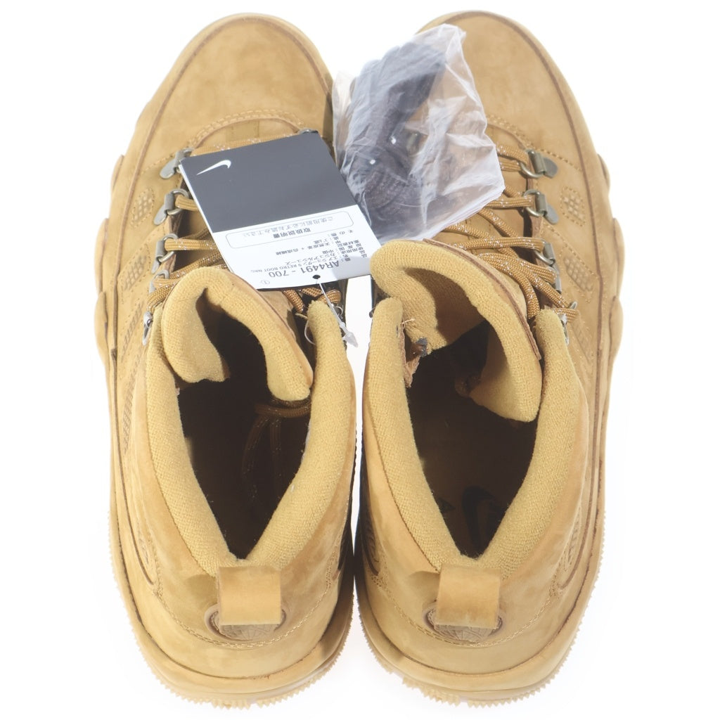 NIKE(ナイキ) Nike Air Jordan 9 Retro Boot Wheat エア ジョーダン 9 レトロ ブーツ ウィート ハイカットスニーカー ベージュ US9/27cm AR4491-700