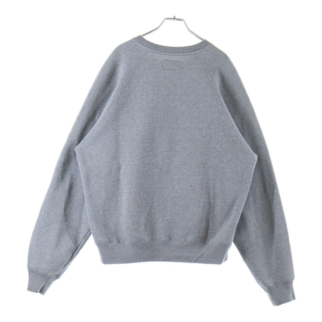 STUSSY(ステューシー) Contrast Stitch Label コントラスト ステッチ レーベル プルオーバー スウェット トレーナー グレー 118570