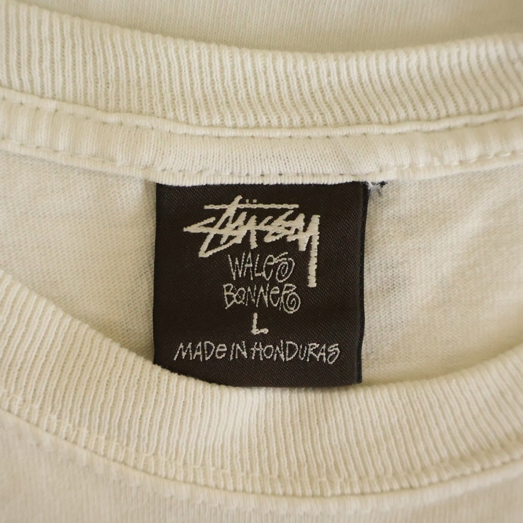 STUSSY(ステューシー) ×Wales Bonner Ocean Song S/S Tee ウェールズボナー オーシャンソング グラフィティプリント 半袖 Tシャツ カットソー ホワイト