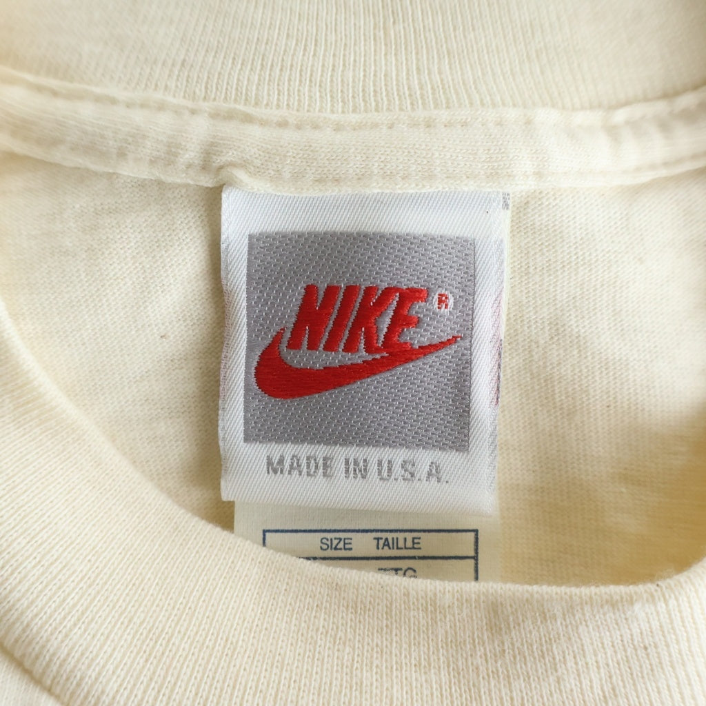 NIKE(ナイキ) 90s 銀タグ フロント マイケルジョーダンプリント 半袖Tシャツ カットソー ホワイト