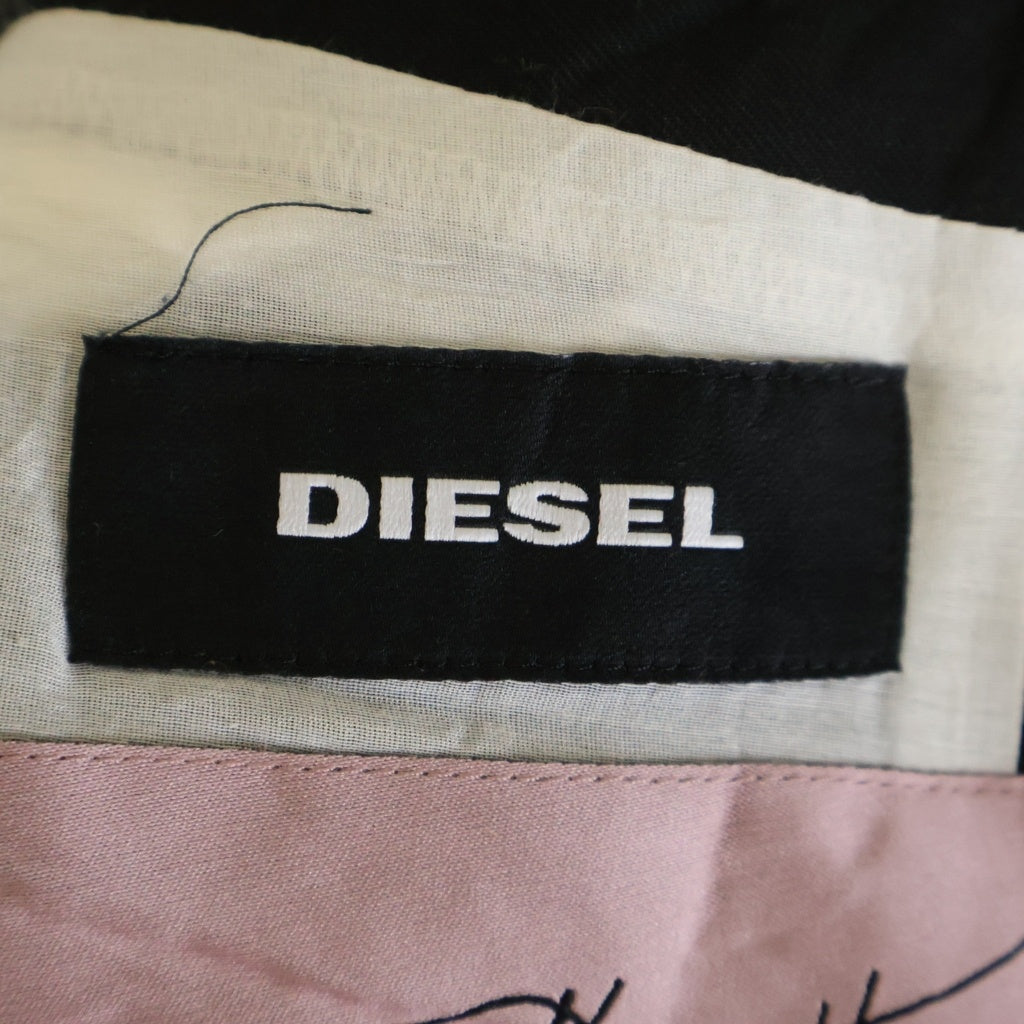 DIESEL(ディーゼル) G-EMMIE-A フロント刺繍 テーラードジャケット ブラック