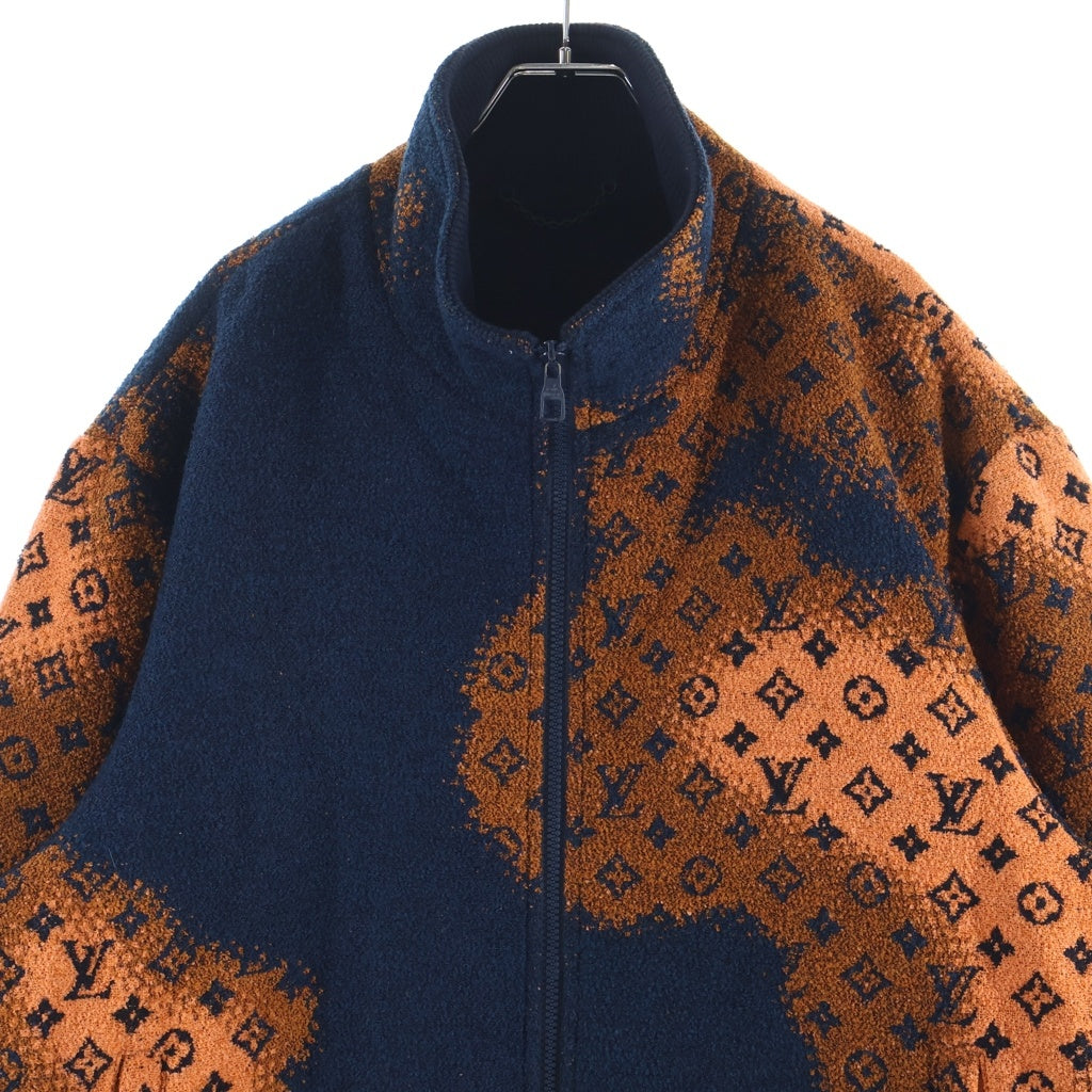 LOUIS VUITTON(ルイヴィトン) 24SS Bouclet Blouson Jacket ブークレットブルゾンジャケット ブラウン/ネイビー 1AF885