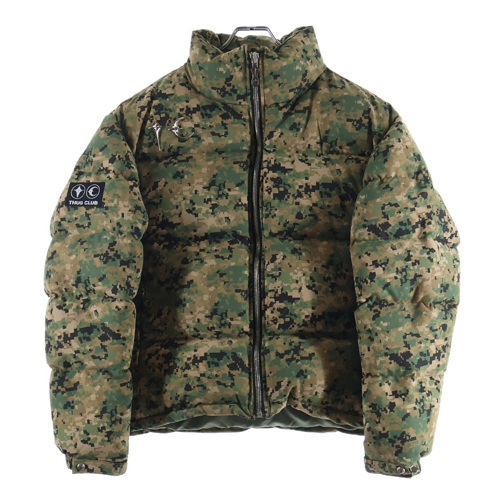 THUG CLUB(サグクラブ) 24AW Bio Soldier Super Heavy Puffer Jacket バイオ・ソルジャー・スーパー・ヘビー・パファー・ジャケット グリーン