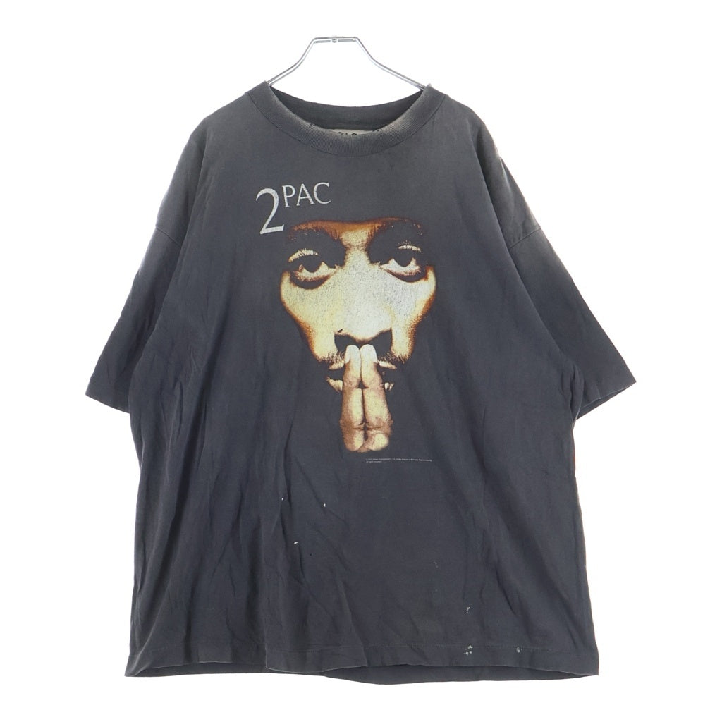 SAINT MICHAEL(セントマイケル) 25SS 2PAC 2PC SS TEE 2パック プリントクルーネック半袖Tシャツ グレー SM-HR8-0000-C14