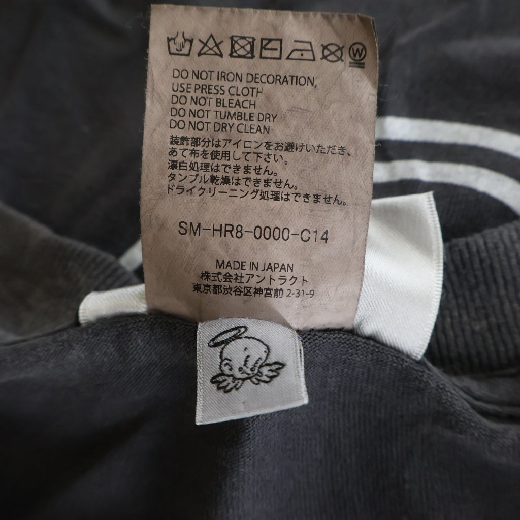SAINT MICHAEL(セントマイケル) 25SS 2PAC 2PC SS TEE 2パック プリントクルーネック半袖Tシャツ グレー SM-HR8-0000-C14