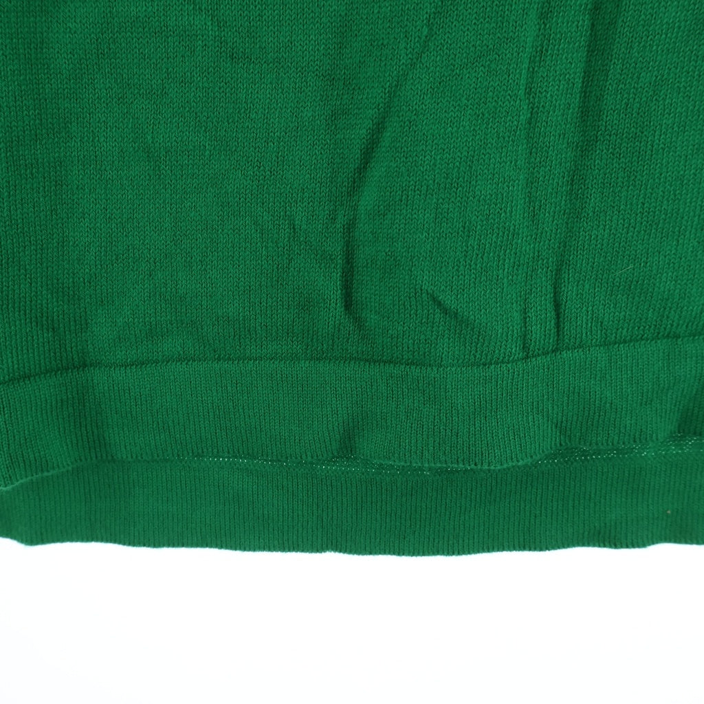 LOUIS VUITTON(ルイヴィトン) 21AW Everyday LV Crewneck フロントロゴ刺繍 クルーネック ニット 半袖Tシャツ カットソー グリーン 1A971G
