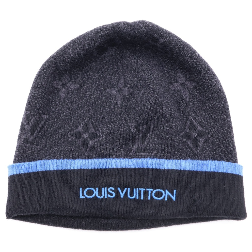 LOUIS VUITTON(ルイヴィトン) ウール ボネ マイ モノグラム ビーニー ニット帽 ブラック M76241
