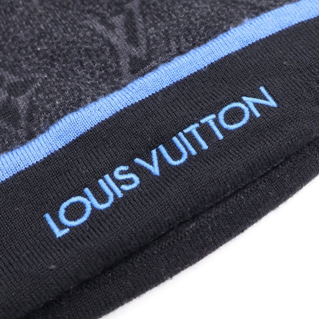LOUIS VUITTON(ルイヴィトン) ウール ボネ マイ モノグラム ビーニー ニット帽 ブラック M76241