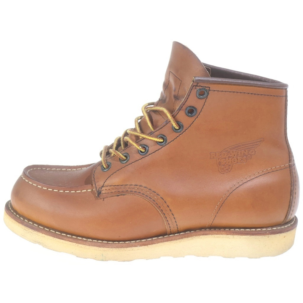 RED WING(レッド ウイング) 875 6-inch Classic Moc 6インチ オロラセット・ポーテージ モックブーツ レザーシューズ レッド