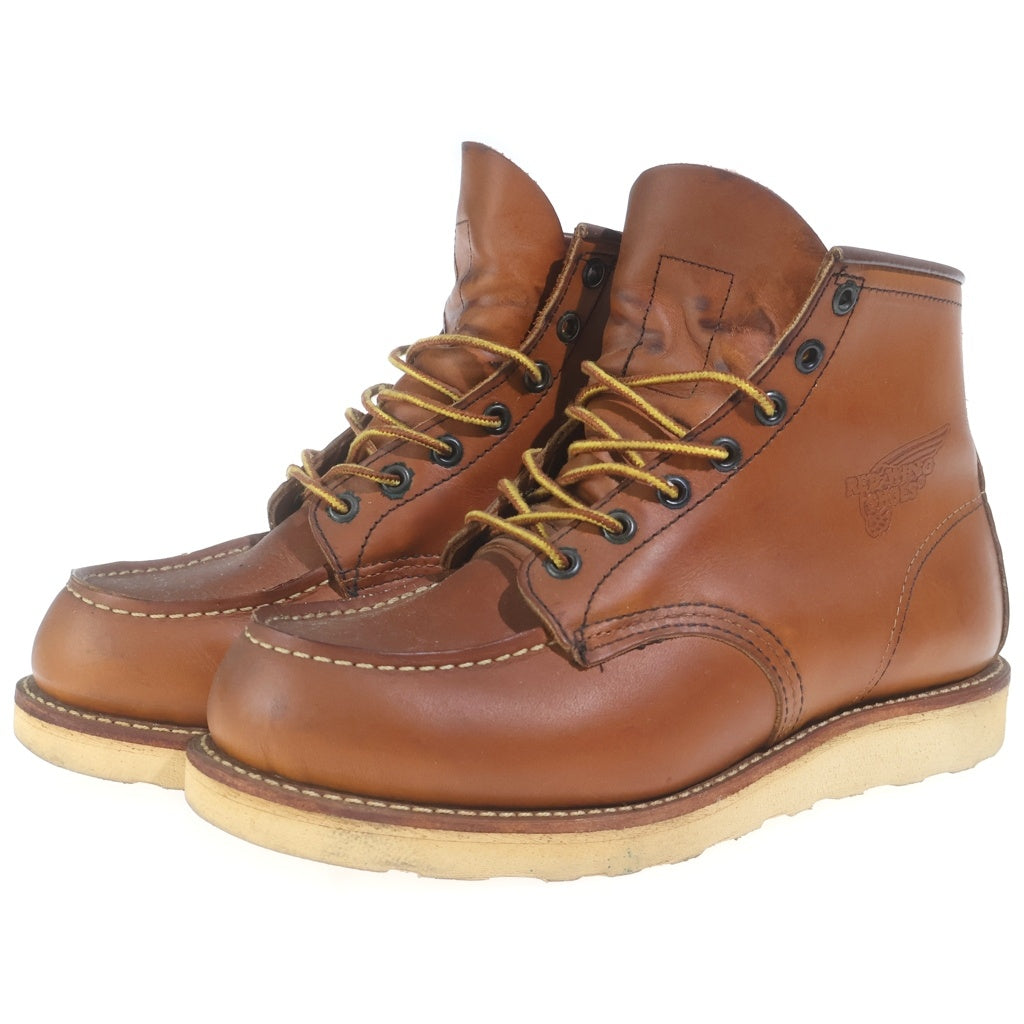 RED WING(レッド ウイング) 875 6-inch Classic Moc 6インチ オロラセット・ポーテージ モックブーツ レザーシューズ レッド