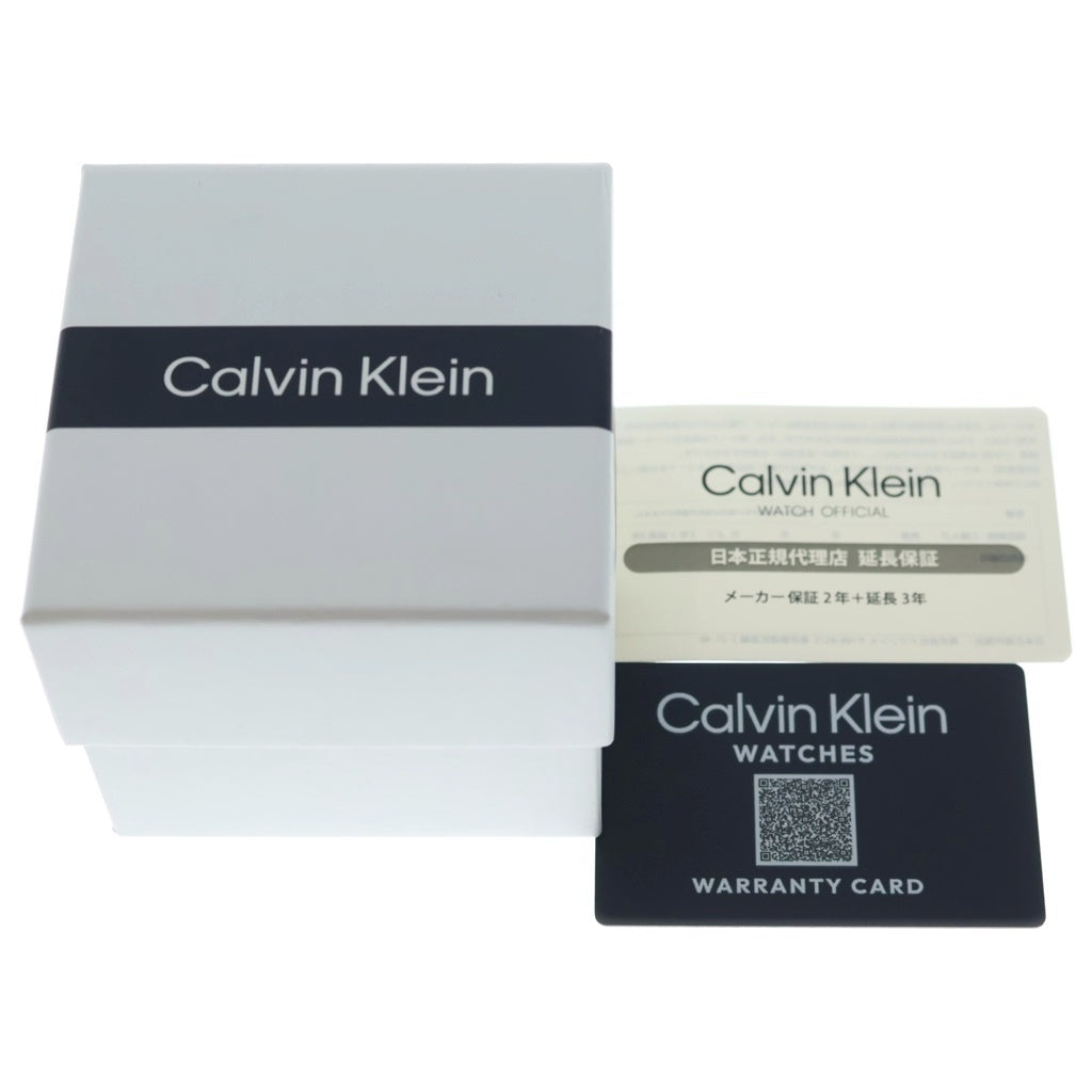 Calvin Klein(カルバンクライン) DISTINGUISH アナログ クォーツ 腕時計 シルバー/グリーン 25200441