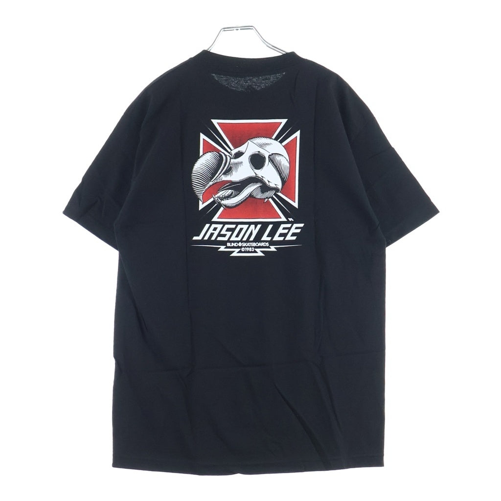 NO BRAND(ノーブランド) BLINDE ブラインド ヘリテージ ジェイソンリー ドードーホーク スカル 半袖Tシャツ