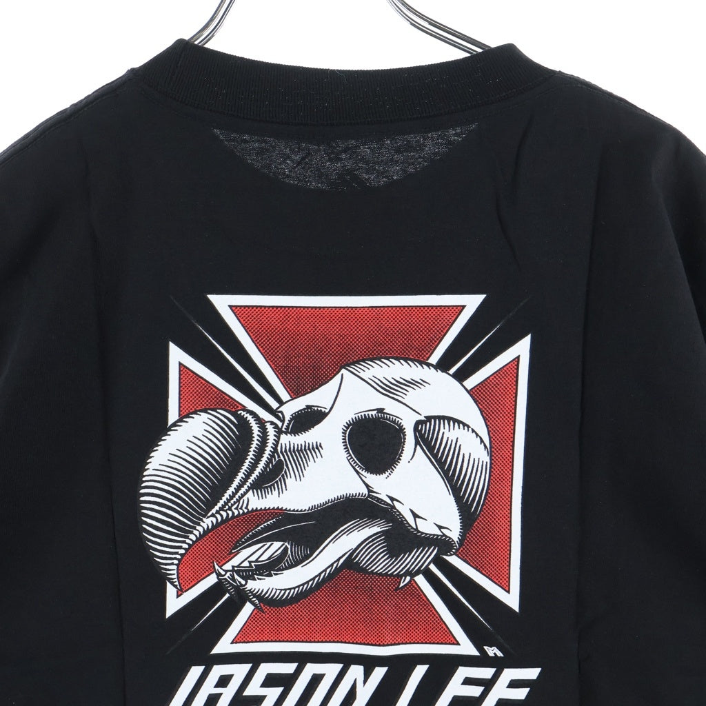 NO BRAND(ノーブランド) BLINDE ブラインド ヘリテージ ジェイソンリー ドードーホーク スカル 半袖Tシャツ
