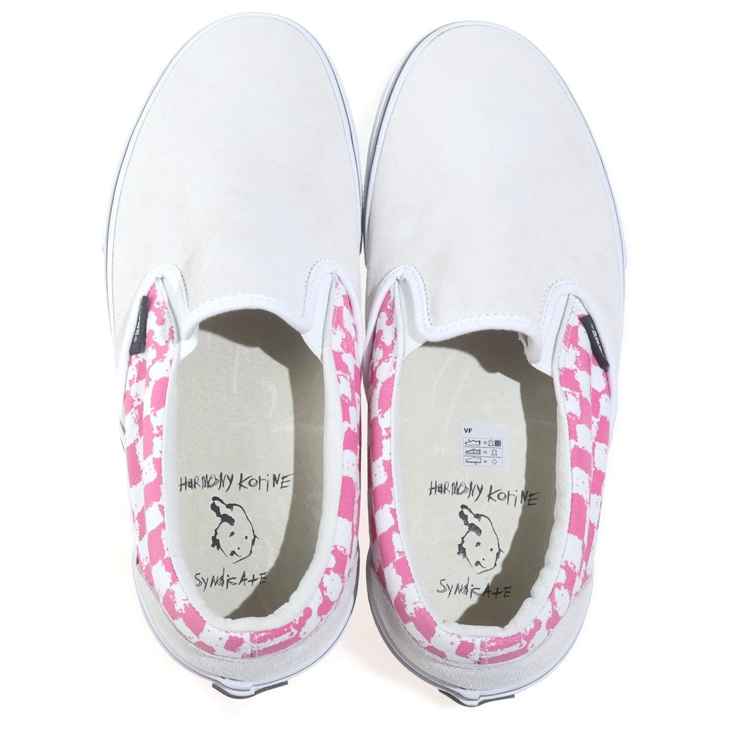 VANS(ヴァンズ) ×Harmony Korine Slip-On Pro Syndicate ハーモニー・コリンスリッポンプロシンジケートスエードローカットスニーカーUS10/28cm VN-OZKEFFY アッシュ