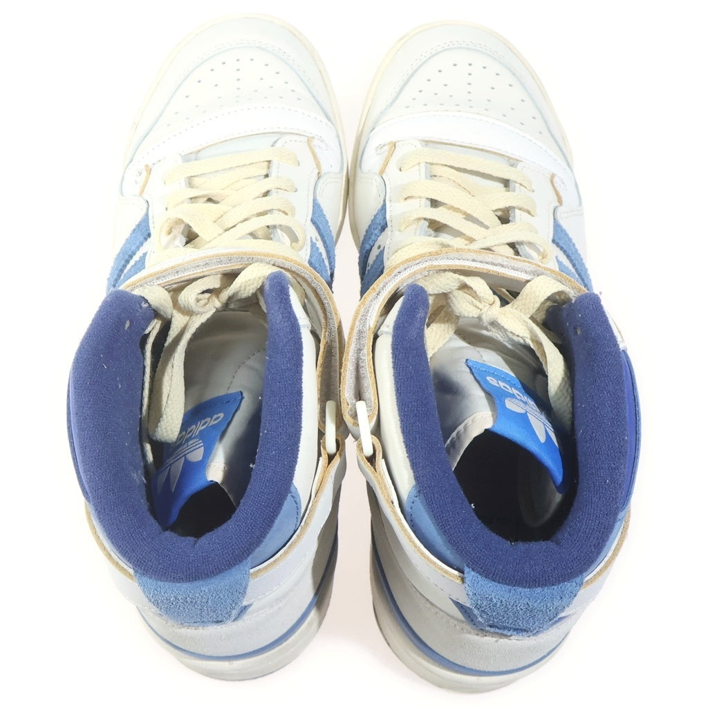 adidas(アディダス) Forum 84 High Blue Thread フォーラム 84 ハイ ブルースレッド ハイカットスニーカー ホワイト/ブルー US10/28cm FY7793