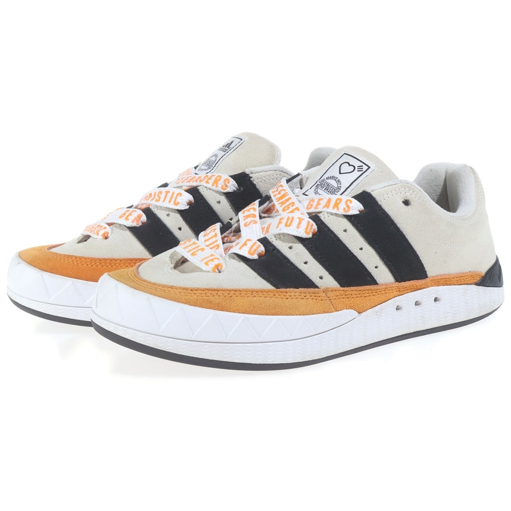 adidas(アディダス) ×HUMAN MADE Adimatic アディマティック ローカットスニーカー ベージュ/オレンジ/ブラック US9.5/27.5cm HP9916 HP9916