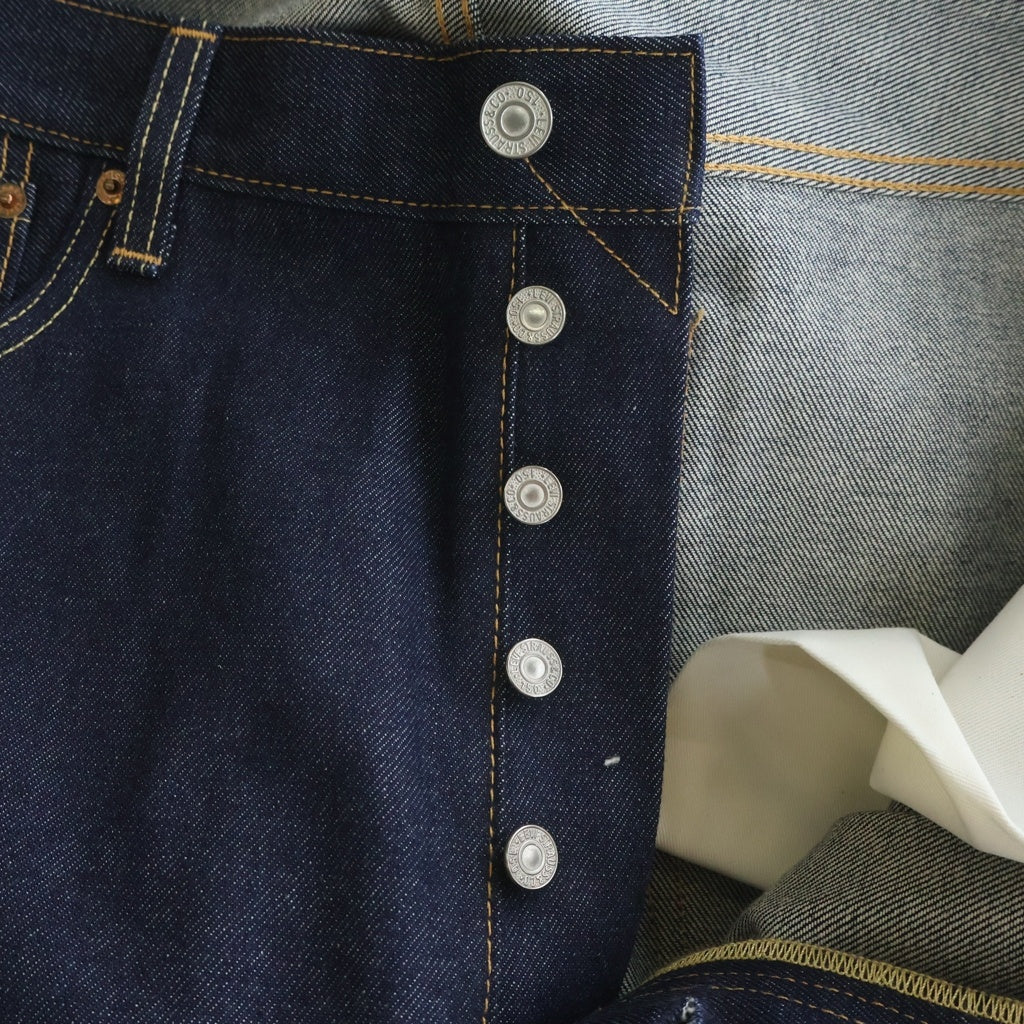 Levi's(リーバイス) 150th 501 SELVEDGE DENIM 150周年 セルビッジ ボタンフライ ストレートデニムパンツ インディゴ