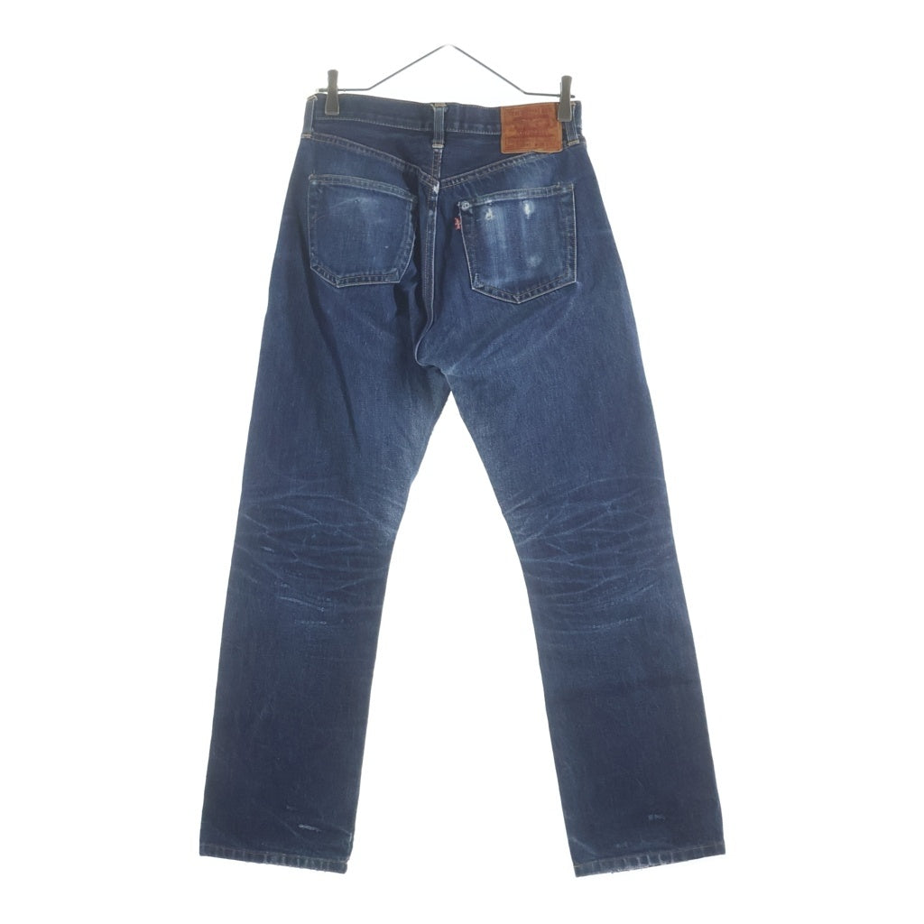 Levi's(リーバイス) 501XX 44年 大戦モデル 復刻 片面ビッグE ドーナツボタン ボタン裏555 ボタンフライ ストレートデニムパンツ インディゴ 44501 0022