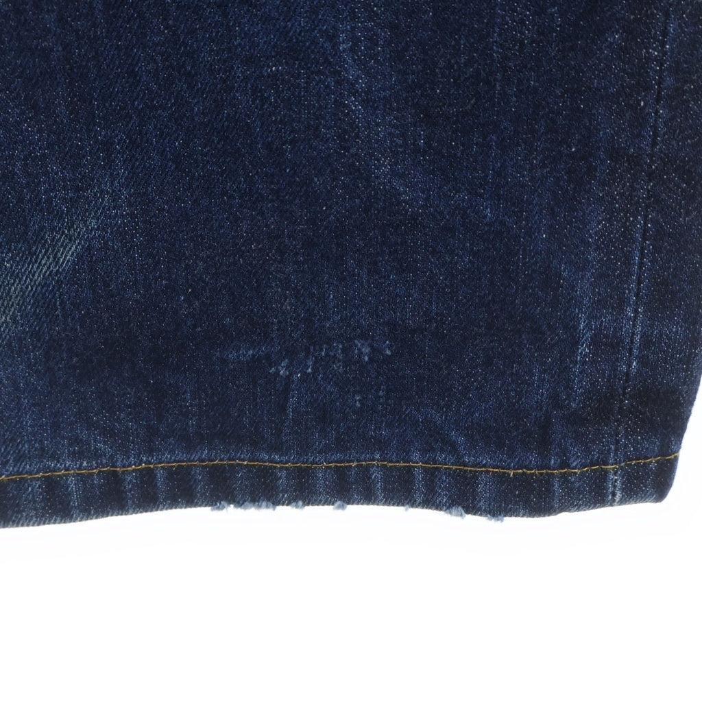Levi's(リーバイス) 501XX 44年 大戦モデル 復刻 片面ビッグE ドーナツボタン ボタン裏555 ボタンフライ ストレートデニムパンツ インディゴ 44501 0022
