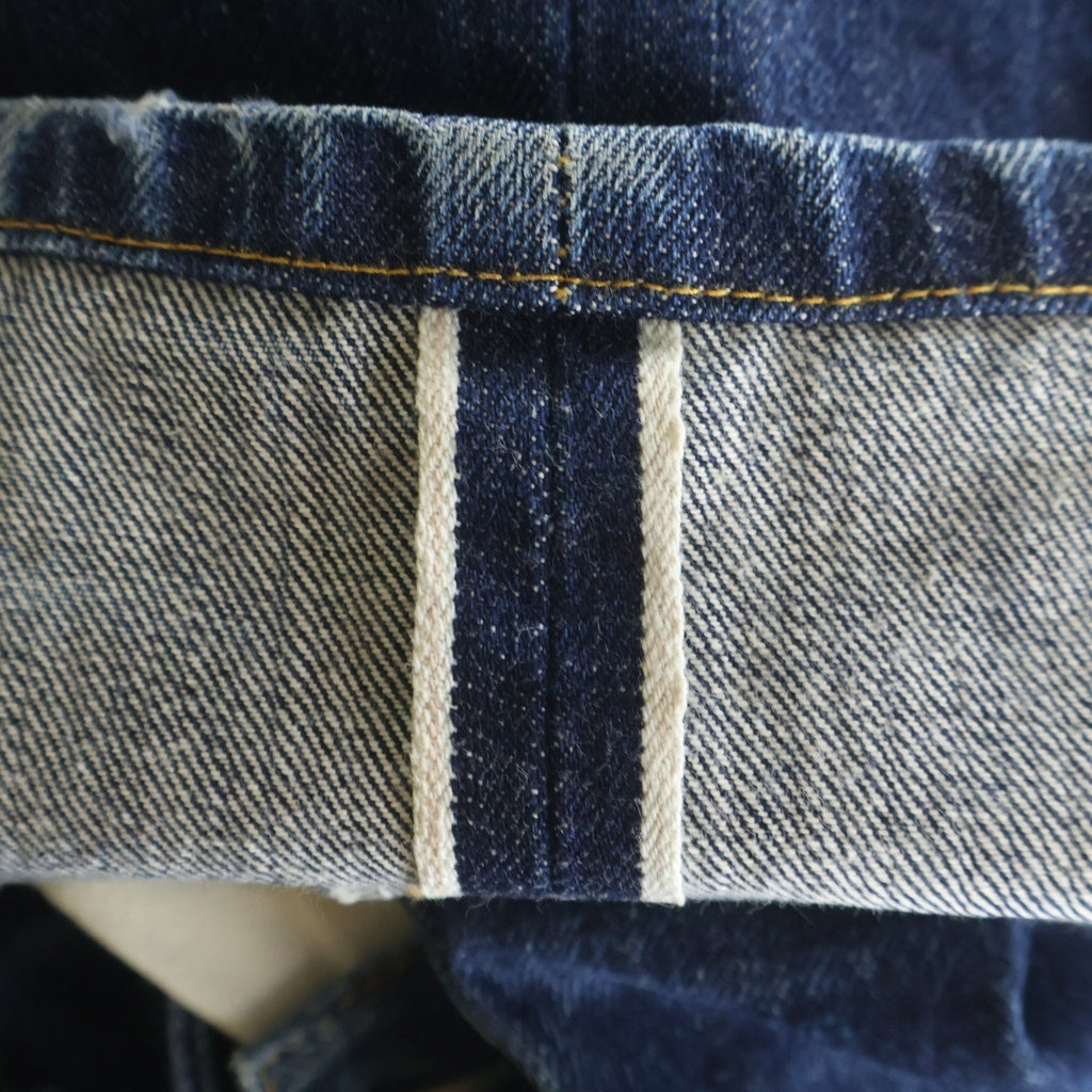 Levi's(リーバイス) 501XX 44年 大戦モデル 復刻 片面ビッグE ドーナツボタン ボタン裏555 ボタンフライ ストレートデニムパンツ インディゴ 44501 0022