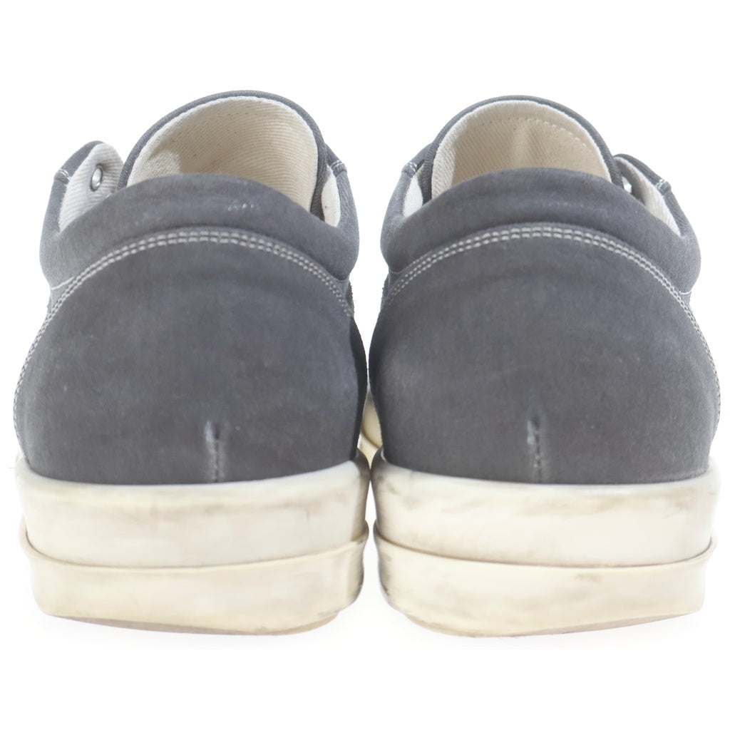 Rick Owens DRKSHDW(リックオウエンス ダークシャドウ) Hollywood Vintage Sneaks ハリウッド ヴィンテージ スニークス ローカットスニーカー グレー DU01C6803 DKLVS