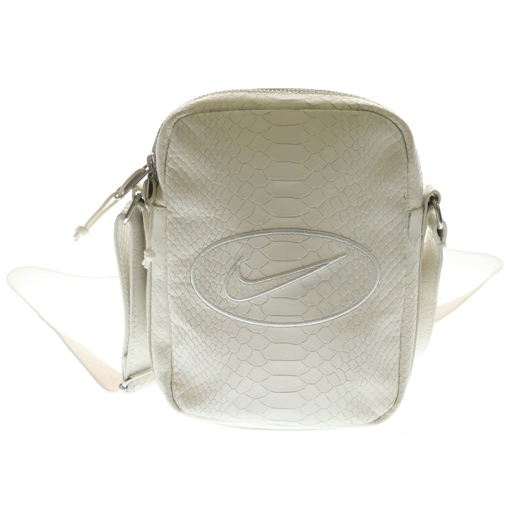 SUPREME(シュプリーム) 25SS ×NIKE Leather Shoulder Bag レザー ショルダー バッグ ホワイト レディース