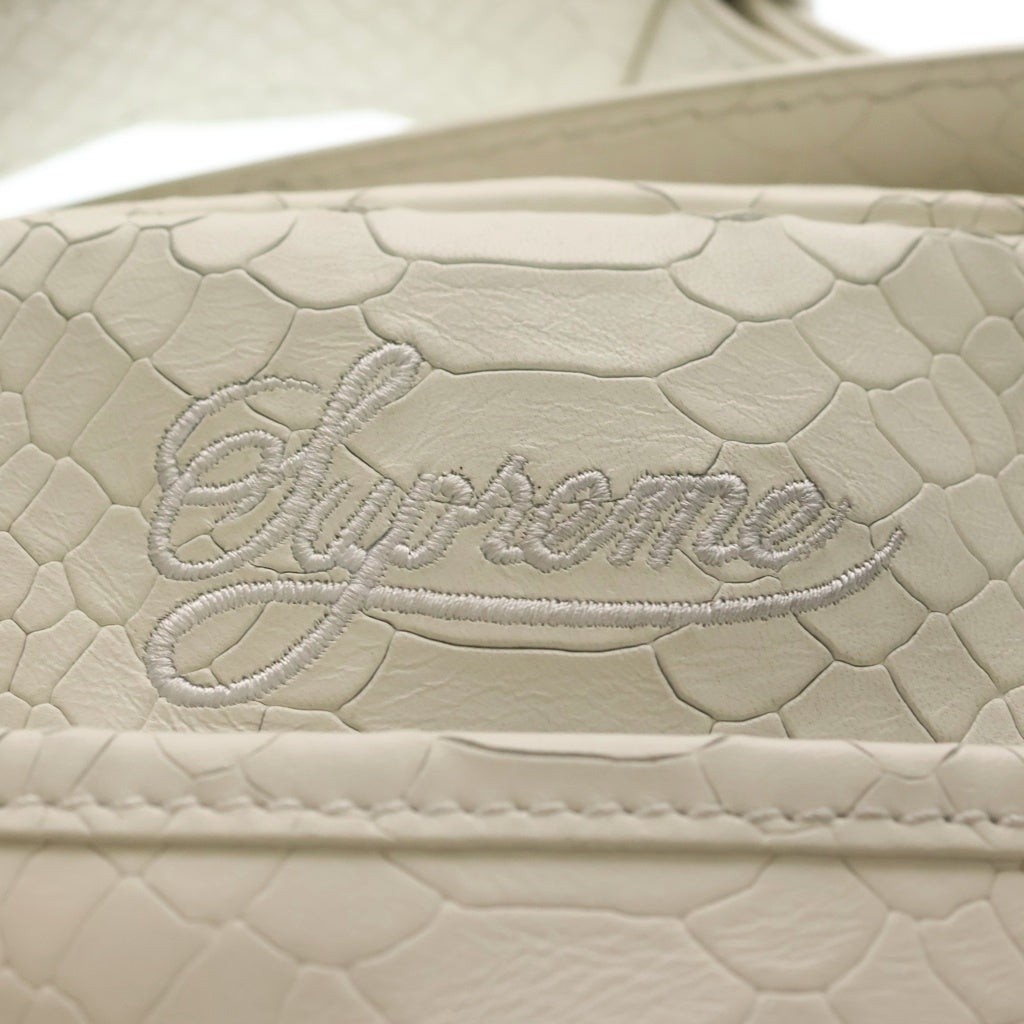 SUPREME(シュプリーム) 25SS ×NIKE Leather Shoulder Bag レザー ショルダー バッグ ホワイト レディース