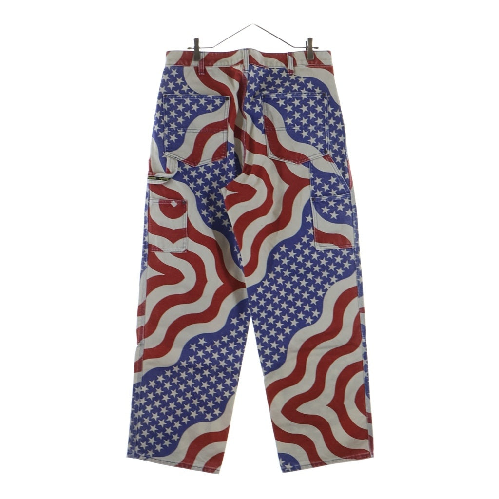 SUPREME(シュプリーム) 26SS Flag Double Knee Painter Pant フラッグ ダブルニー ペインター パンツ ブルー/レッド